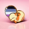 Asexual Otter Pin